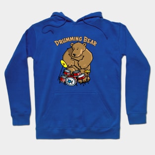 Friendly Bear is a Master Drummer Hoodie